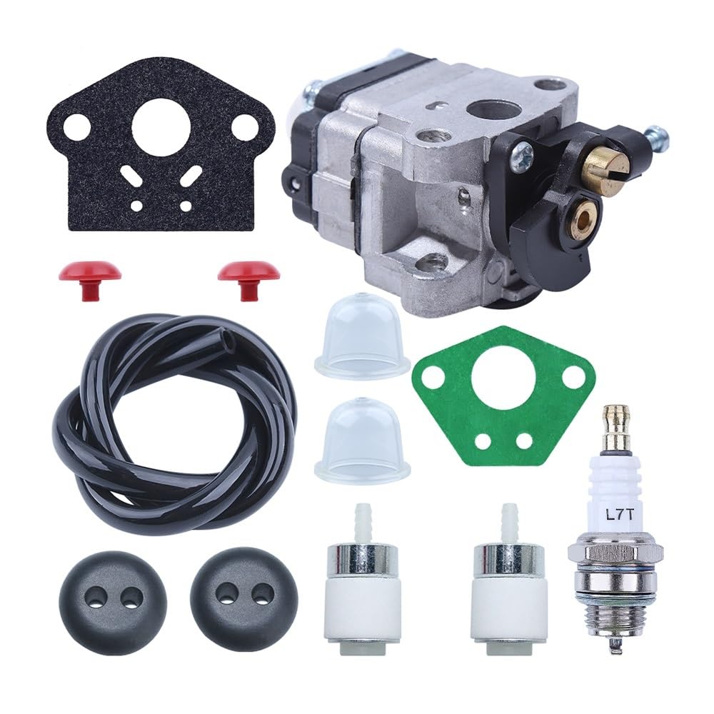 Herramientas de jardín Línea de Filtro de Combustible del carburador Compatible con TB144, TB26CO, TB415CS, TB465SS. Reemplazar por 753-1225, 753-04296 y 753-05251.
