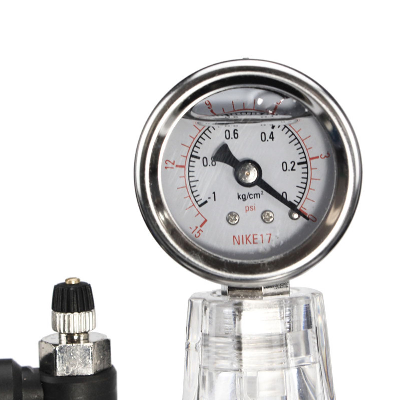 Vakuum-Exsikkator, 250mm Acryl-Labor-Trocknergefäß, Labor-Exsikkator Mit Manometer, Versiegeltes Glas Aus Polycarbonat-Kunststoff, Zum Vakuumtrocknen Und Aufbewahren