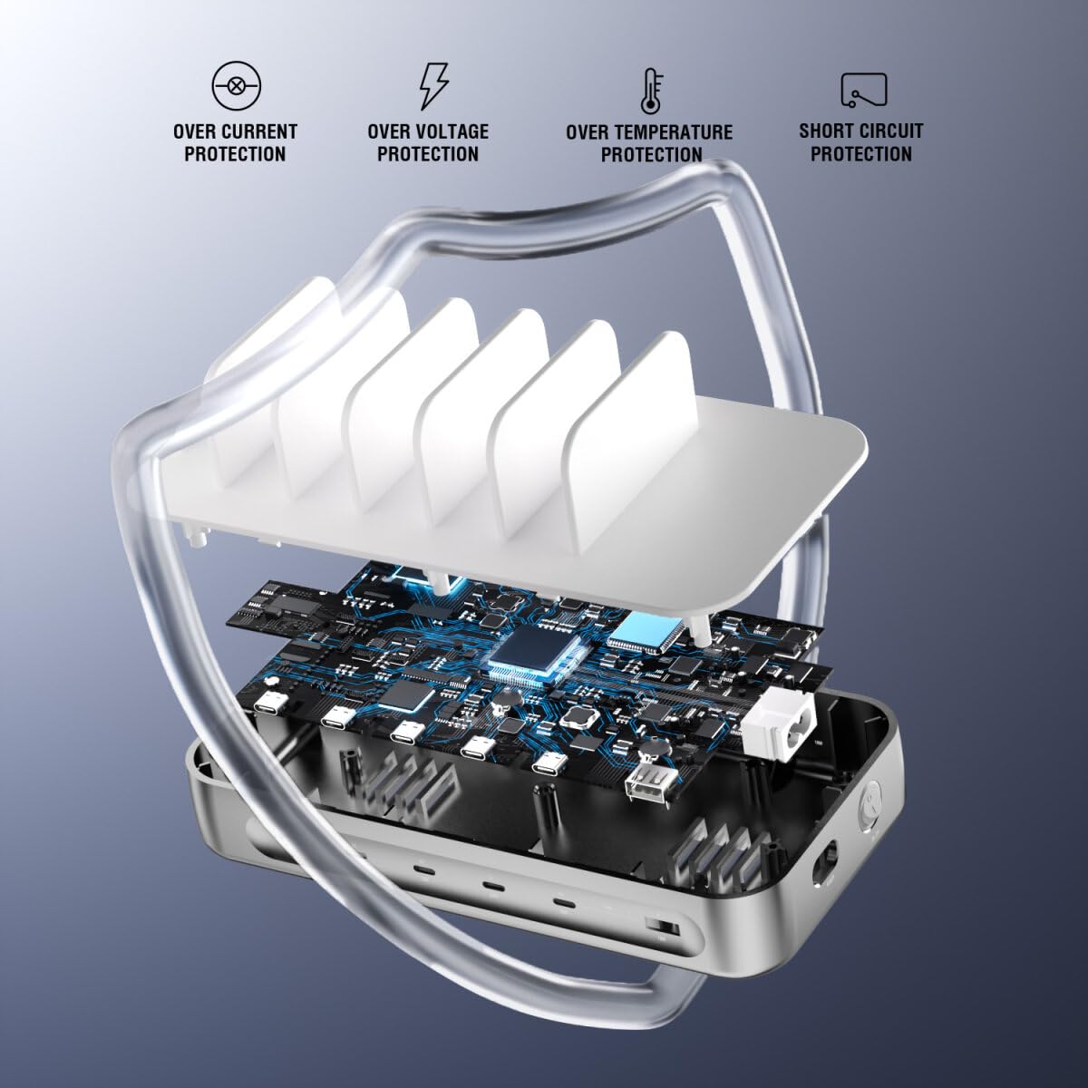 4smarts Ladestation silber 4S541281
