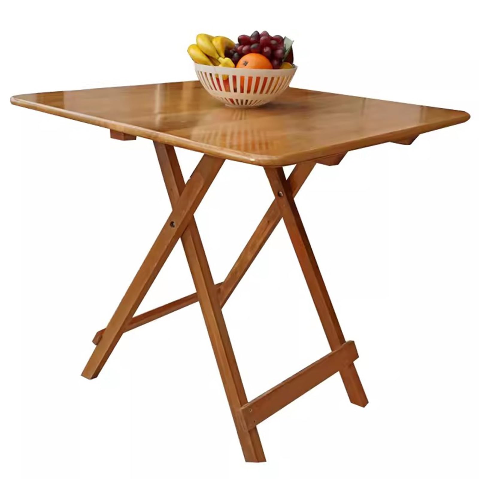 Table d'étude en bois de sycomore massif et plateau carré