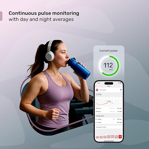 Miniatura 8 de HEALBE GoBe U - Rastreador de salud, fitness y actividad portátil con seguimiento automático de la ingesta y quema de calorías, equilibrio hídrico,