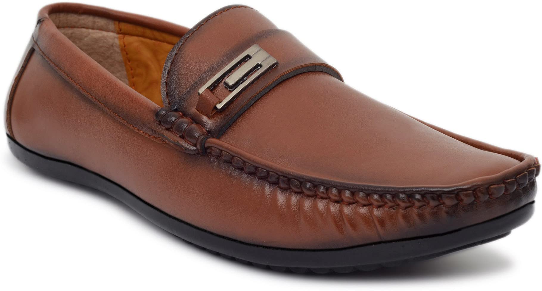 royal cruzz Formal Loafer Shoes Shoes for Men | Slip On Shoes for Men | Tan | 12-picture-49
