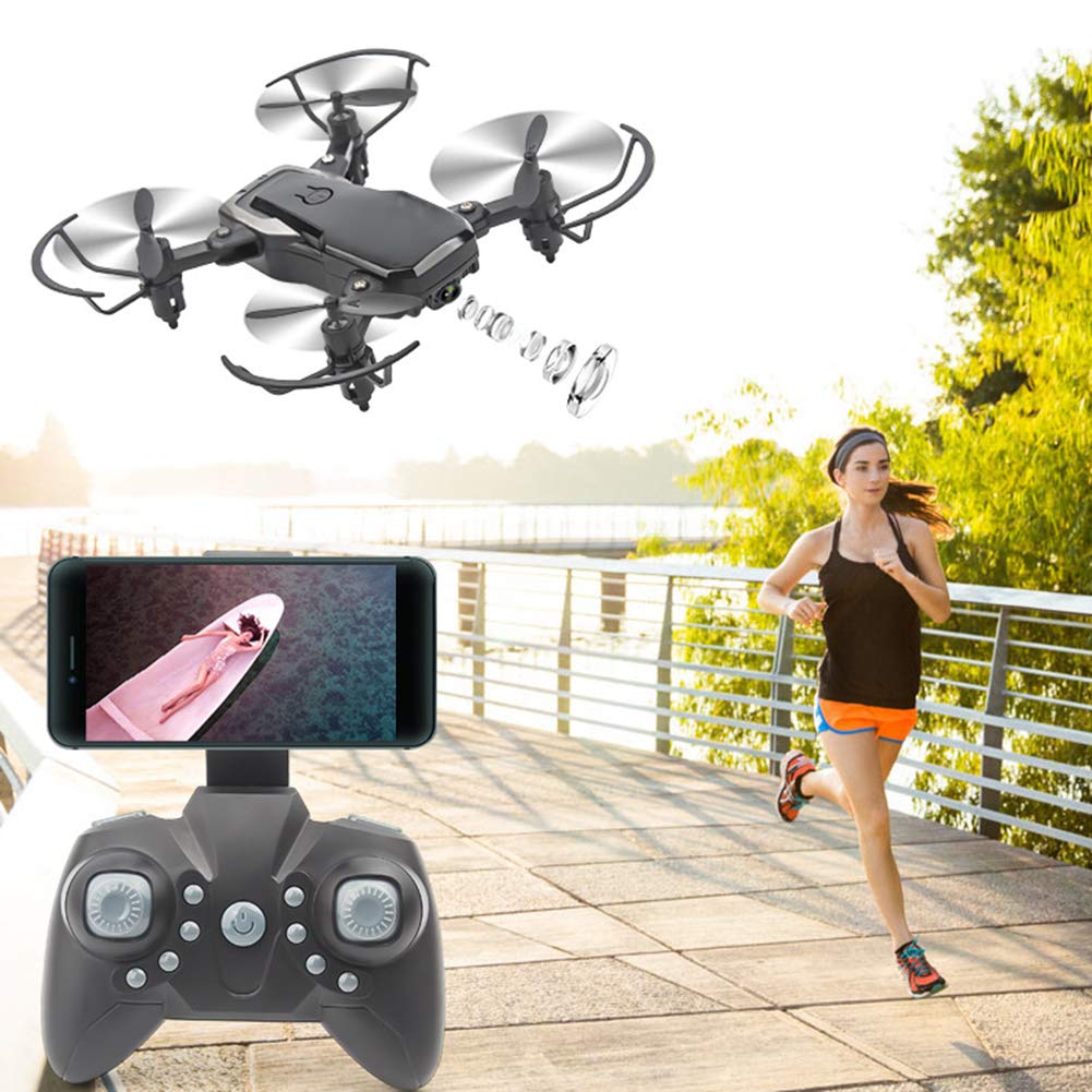 Yanghao Mini Plegable Aviones No Tripulados, con RC Quadcopter con HD Cámara De Cuatro Metros con Helicóptero De Gran Sujeción RC con Boy Modalidad Autónoma Juguetes