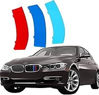 Vista 10 de Insertos de Parrilla Automotriz para BMW Serie 3 E92 E93 320i 325i 330i 335i 2006-2009 (Solo Compatible con 14 Vigas), Accesorios de Parrilla Frontal