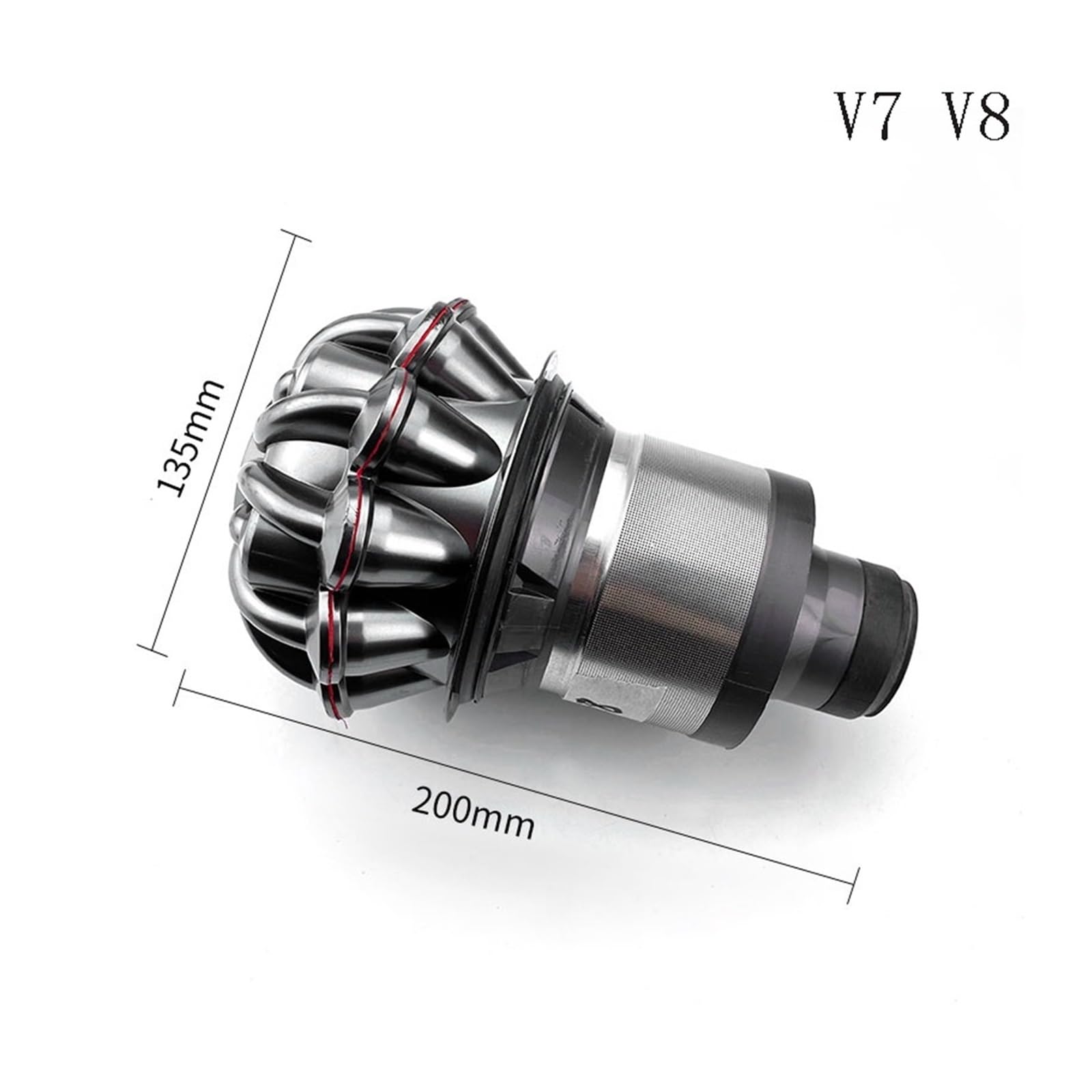 Kompatibel für Dyson V7 V8. HEPA Filter Cyclone Dust Cup Motor Body Kit Roboter Staubsauger Ersatz Home Zubehör Teile Alt(Set 22-2PCS)