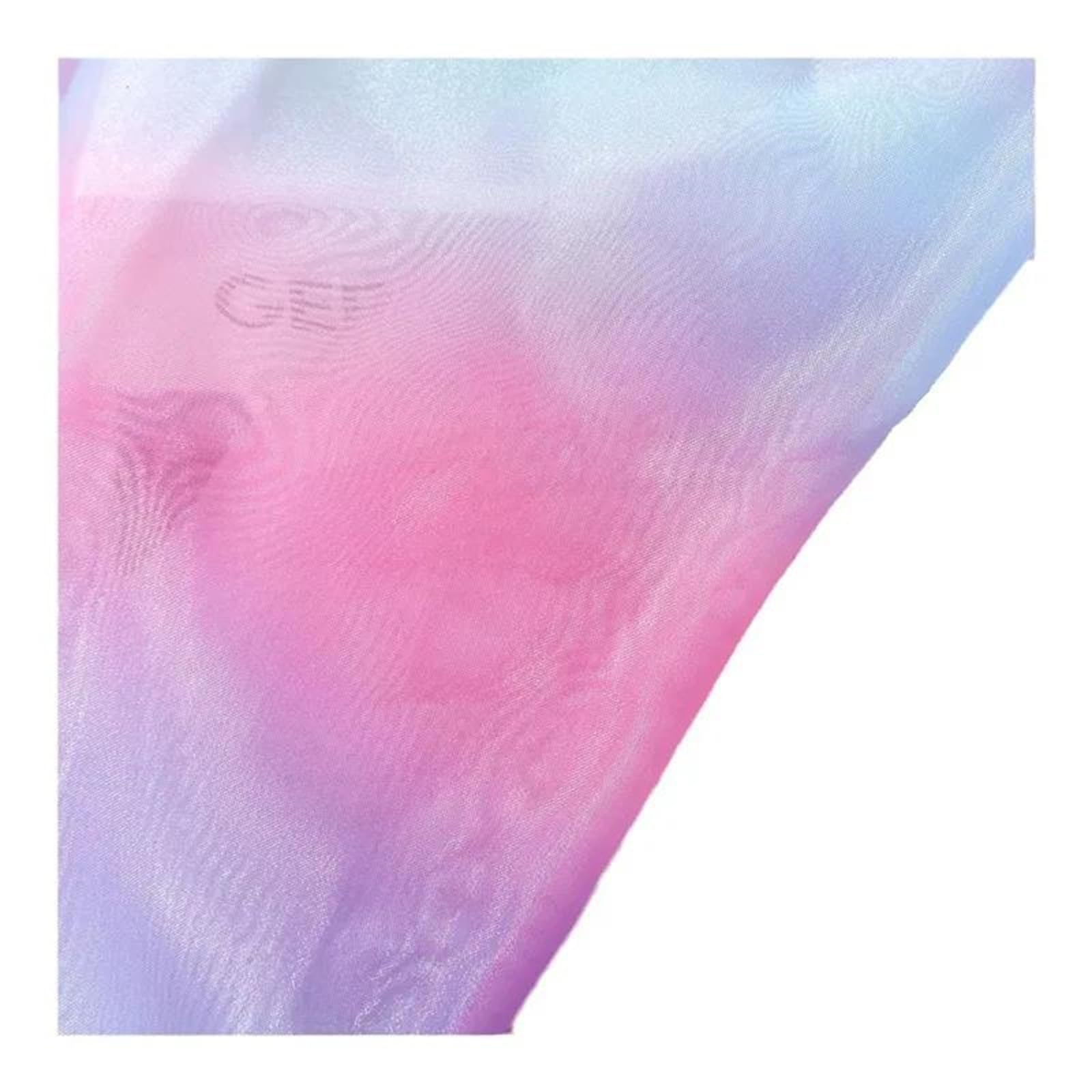 al Metro 150 cm di Larghezza Tessuto di Organza sfumato Mercerizzato Tulle Intrecciato for Abiti da Decorazione for Feste di Abiti da Sposa(Lighttan,10m)