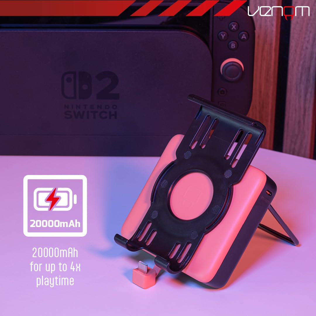 Power Bank Nintendo Switch Venom 20000mAh LED - Dettaglio