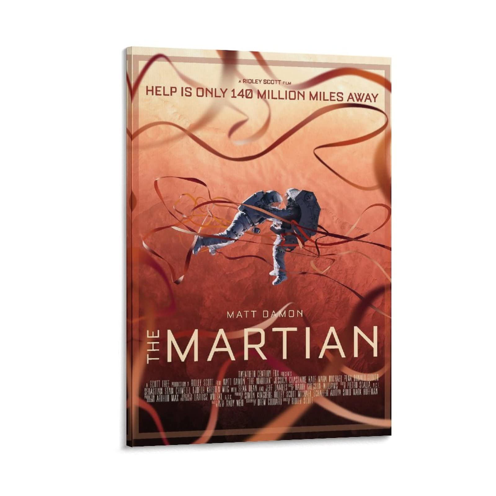 Póster de película de ciencia ficción de The Martian y arte de pared, póster moderno de 60 x 90 cm