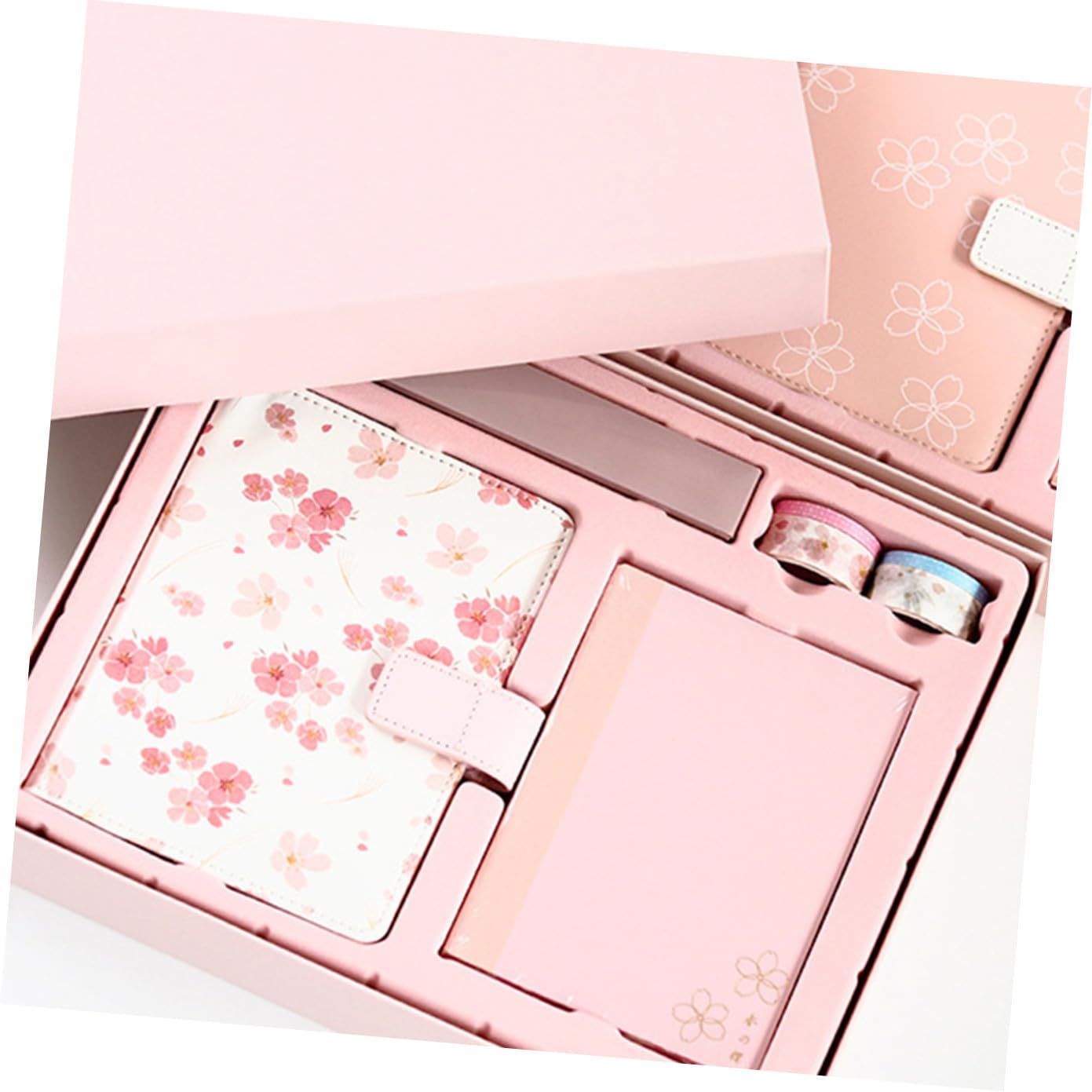 Ciieeo A5-notizbuch Satz mit Pu Hardcover, Rosa, für Mädchen | Tagebuch zum Festhalten von Erinnerungen, Handlich für Alltag und Reisen