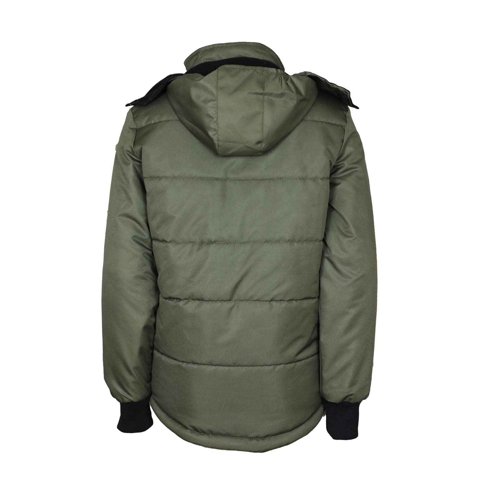 Kinder Reitset Reitjacke Mia Oliv Grün gesteppt Fleecefutter mit Silikon-Vollbesatz Reitleggings Schwarz
