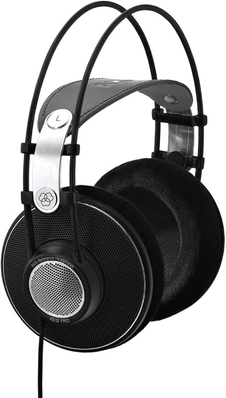 Pro Audio K612 PRO Over-Ear, Open-Back, 120 Ohm, Premium Reference Studio Headphones. Wired for Professional Recording, Monitoring, hi-fi Listening. Light Weight, high Comfort. Black