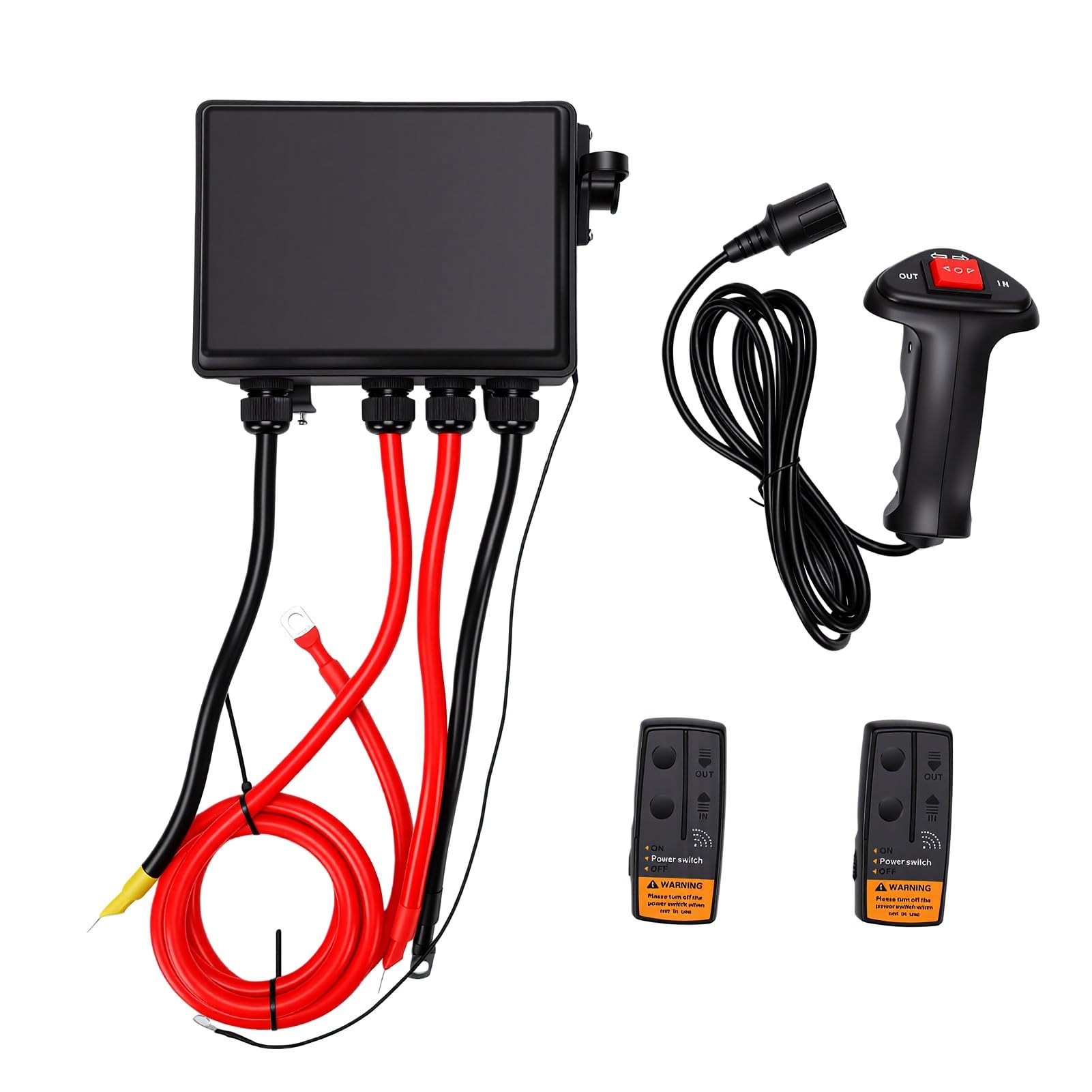 Windensteuerkasten-Kit, Vorverkabelt, 12 V, 500 A, 8.000–20.000 Lb