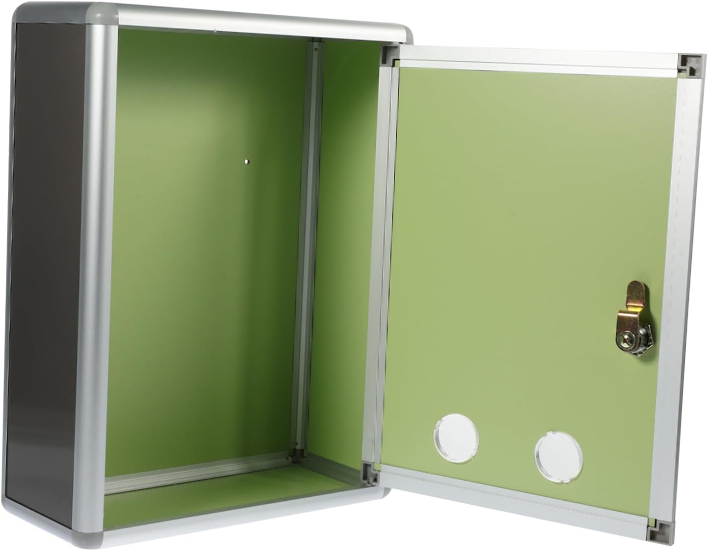 Veemoon Wall Mount Suggestion Box Lock Weatherproof Donation Mailbox for Outdoor Use Secure Letter Post Container for Complaints and Voting