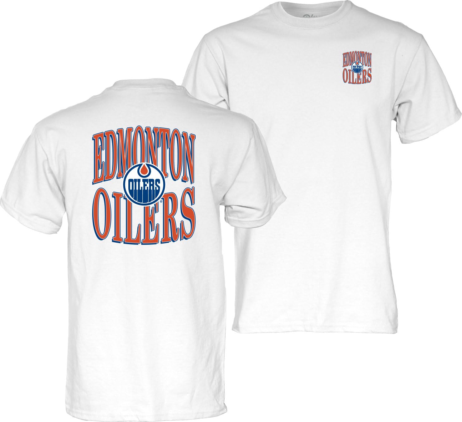 Blue 84 NHL Officially Licensed T-Shirt Front/Back White