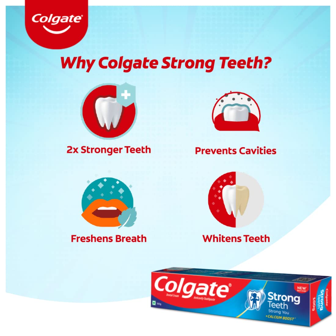 Buy Colgate Strong Teeth Cavity Protection Toothpaste, Colgate