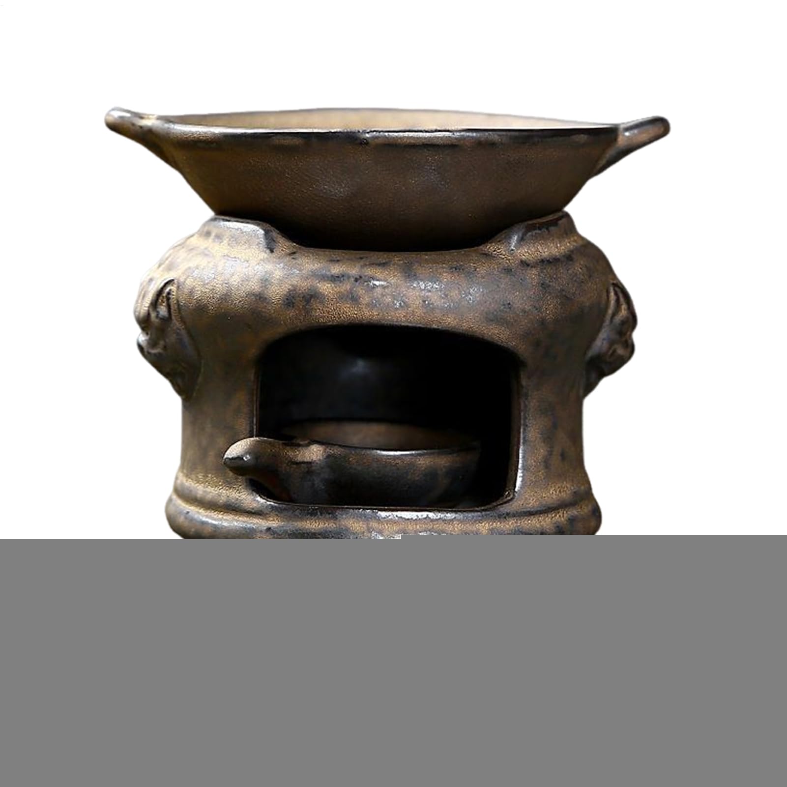 Fornello Aromaterapico Diffusore Di Aromi In Ceramica Multifunzionale Con 2