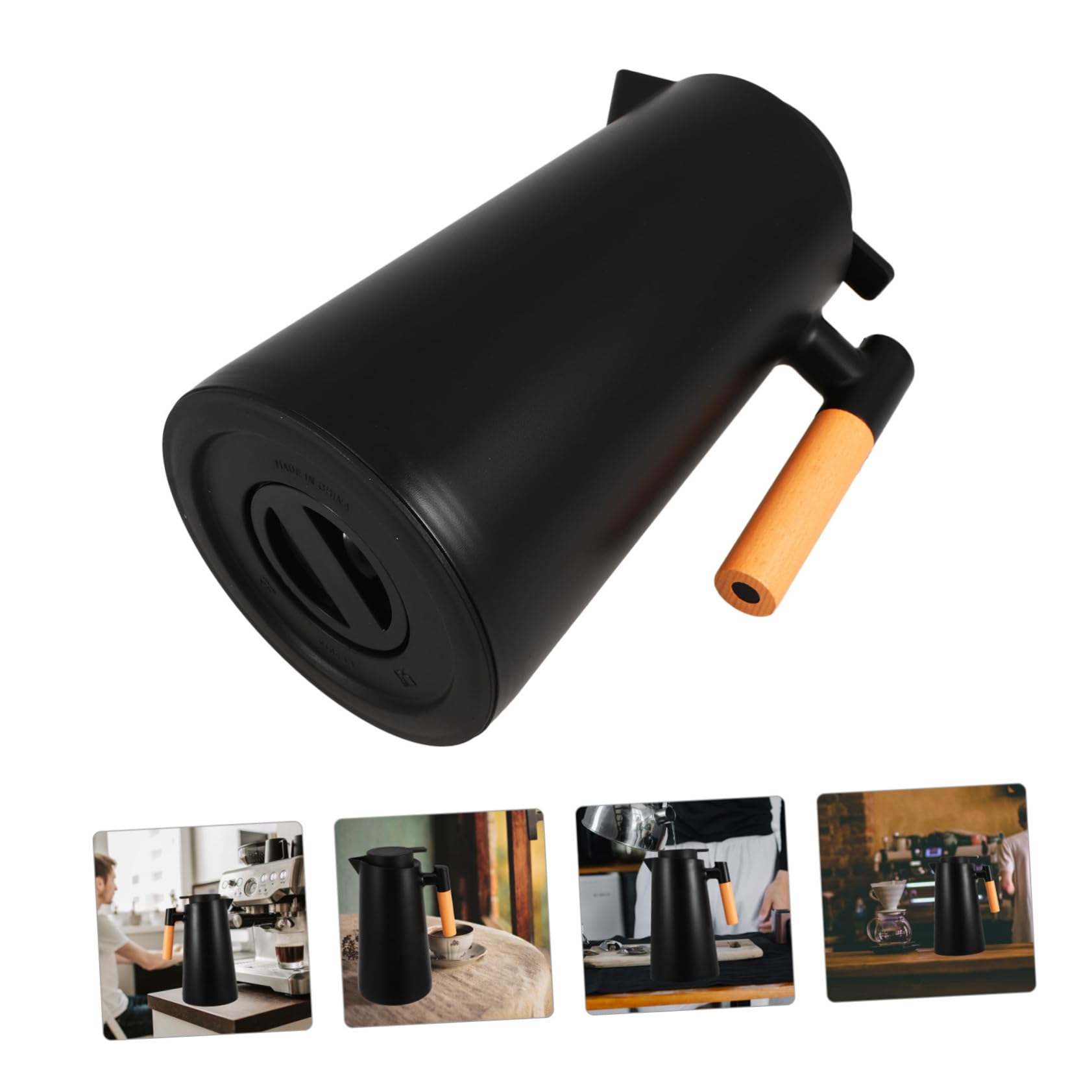 Vakuumisolierte Kaffeekanne Thermoskanne mit Deckel Robuste Wasserflasche für Heißgetränke und Kalte Getränke für Zuhause und Büro