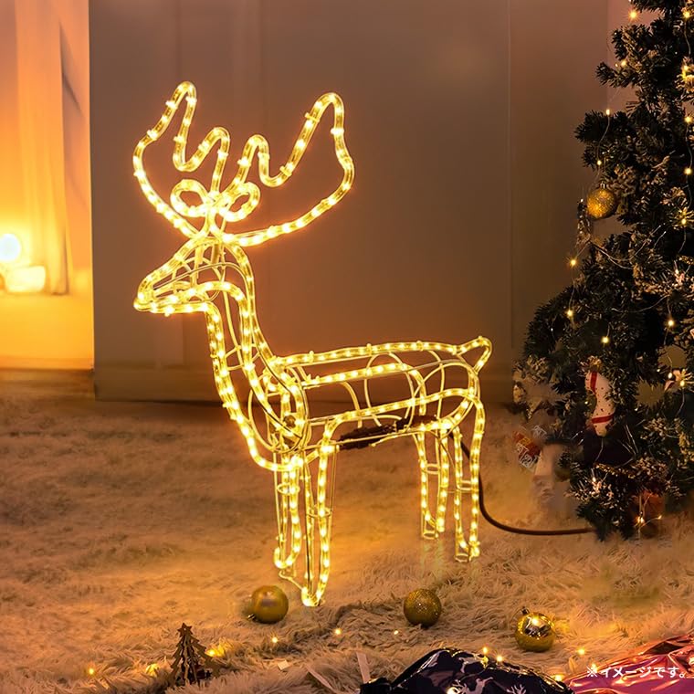 Amazon.co.jp: バラエティ本舗 イルミネーション 屋外用 首振り