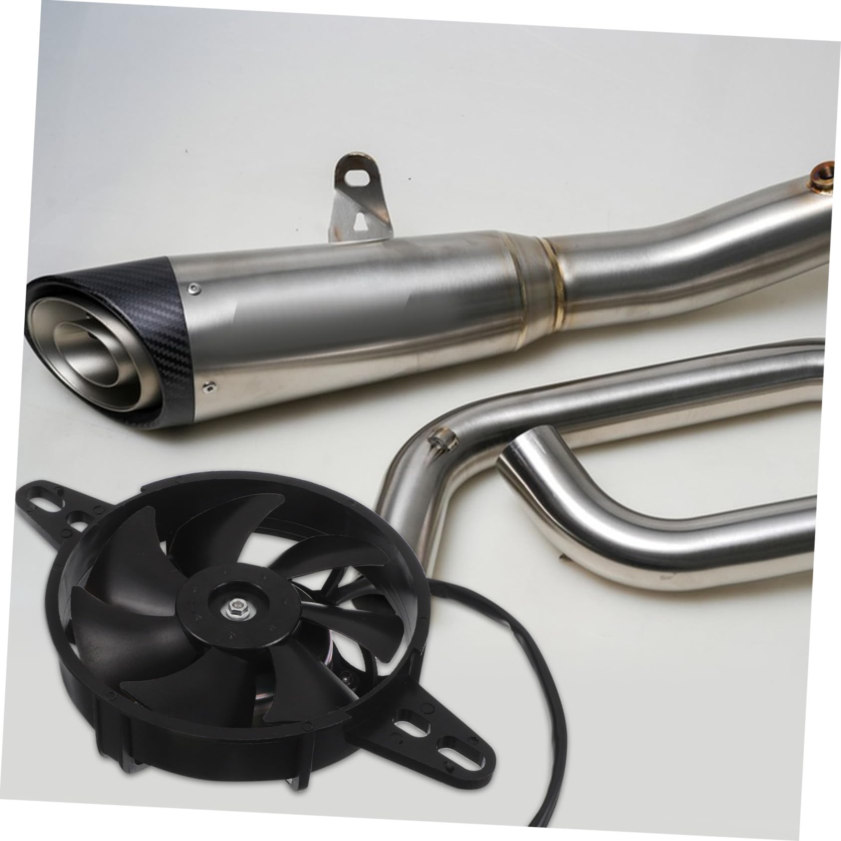 SOIMISS Ventilador de Enfriamiento 150-250 para Radiador de Aceite Negro
