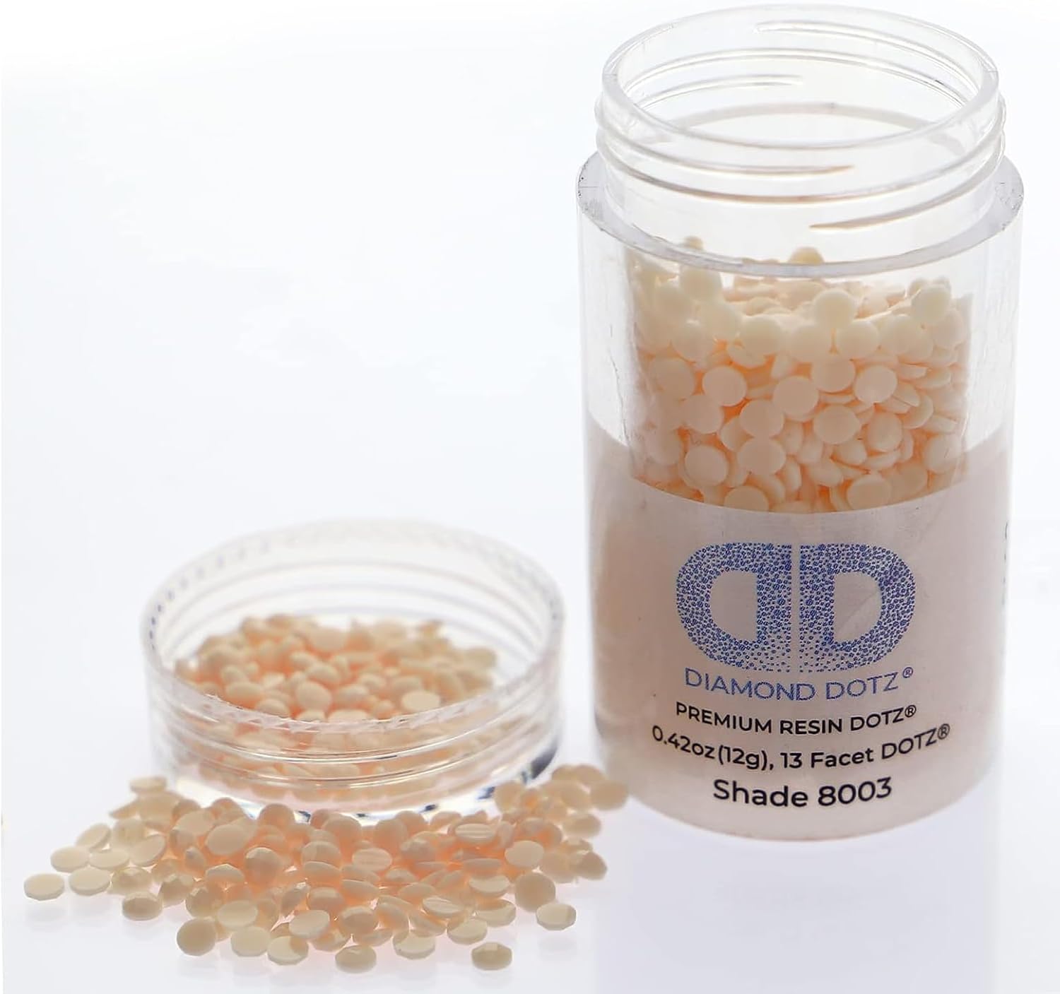 Diamond Dotz 2.8MM 12G Cylinder Ecru - Freestyle Diamond Painting Beads, Diamond Art Beads, Replacement Drills, Loose Gems for DIY Crafts and Art Projects