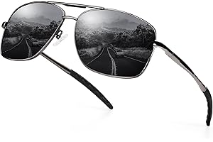 YUFALLING Polarized Aviator Sunglasses for Sharp Vision in Style
