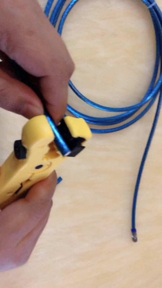 How to Use Gaobige Coax Stripper to Strip RG6 Coaxial Cable