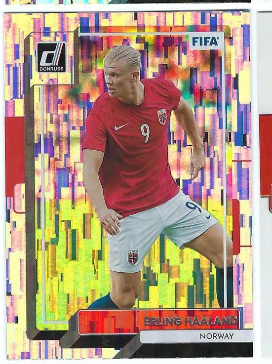 ERLING HAALAND 2022-23 Panini Donruss FIFA SILVER PARALLEL Soccer Card #84 Norway Manchester City