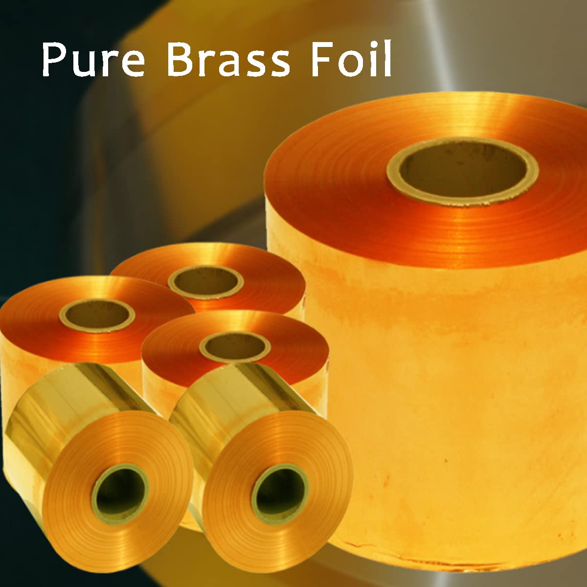 mosiężne arkusze, blachy, folie H62 Blacha mosiężna cienka podkładka z folii do obróbki metalu, długa 1000 mm/39,9 cala, szerokość 3,9 cala, 0,6 mm * 100 mm * 1 m (Size : 0.03mm*100mm*1m)