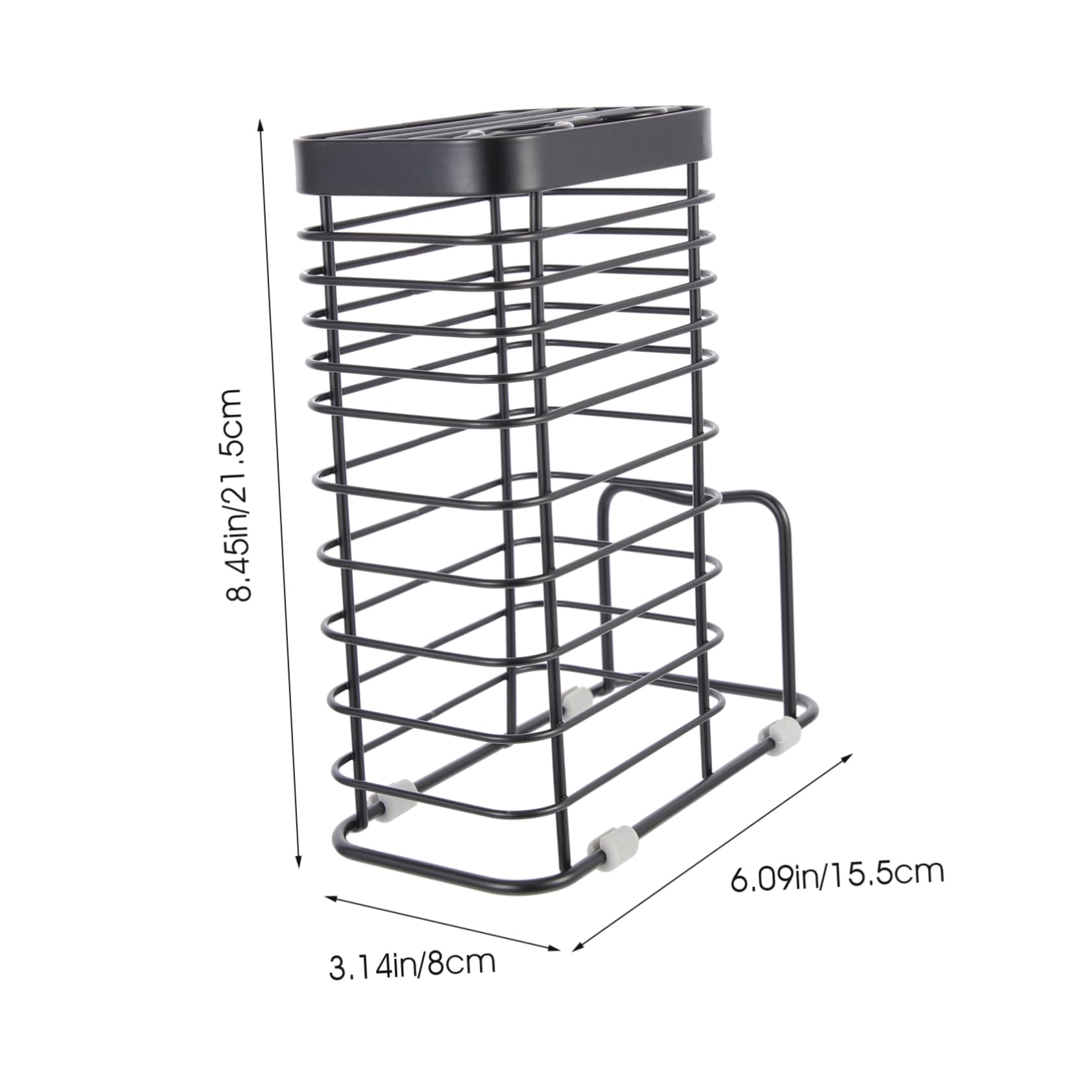 ABOOFAN Household Knives Storage Rack Multi Function Chopping Board Holder for Kitchen Supplies Stainless Steel Cutter Organizer Design for and Clean Cooking
