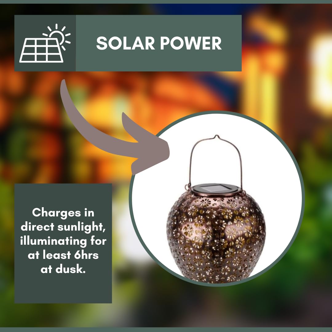 Marco Paul Glühwürmchen-Sternlaterne – Solarbetriebene Dekoleuchte Mit Feuerfliegen-Effekt, 31,5x19,5x19 Cm, Für Garten & Wohnung
