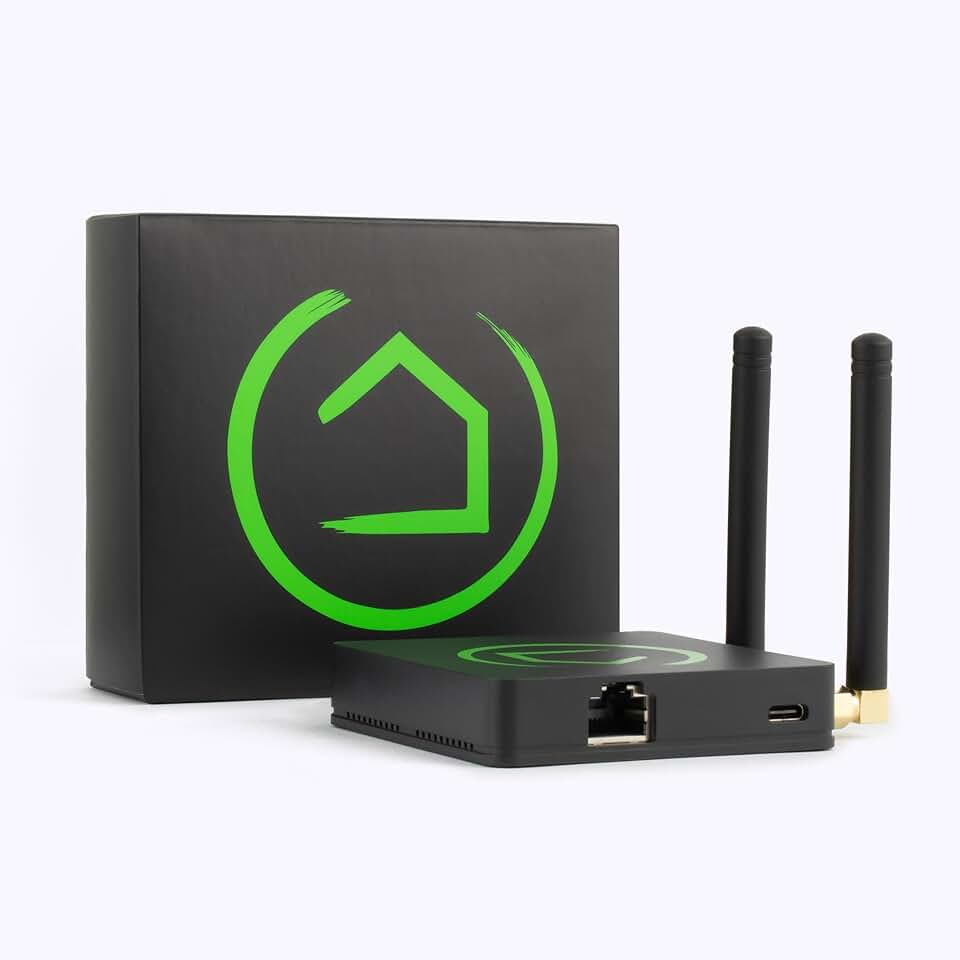 Hubitat Elevation C-8 Pro Smart Home Automation Hub – Matter 1.5, Z-Wave 800 LR, Zigbee 3.0 &amp; Bluetooth – Works with Ring, Alexa, Apple HomeKit &amp; Google Home – Local Control (No Cloud)