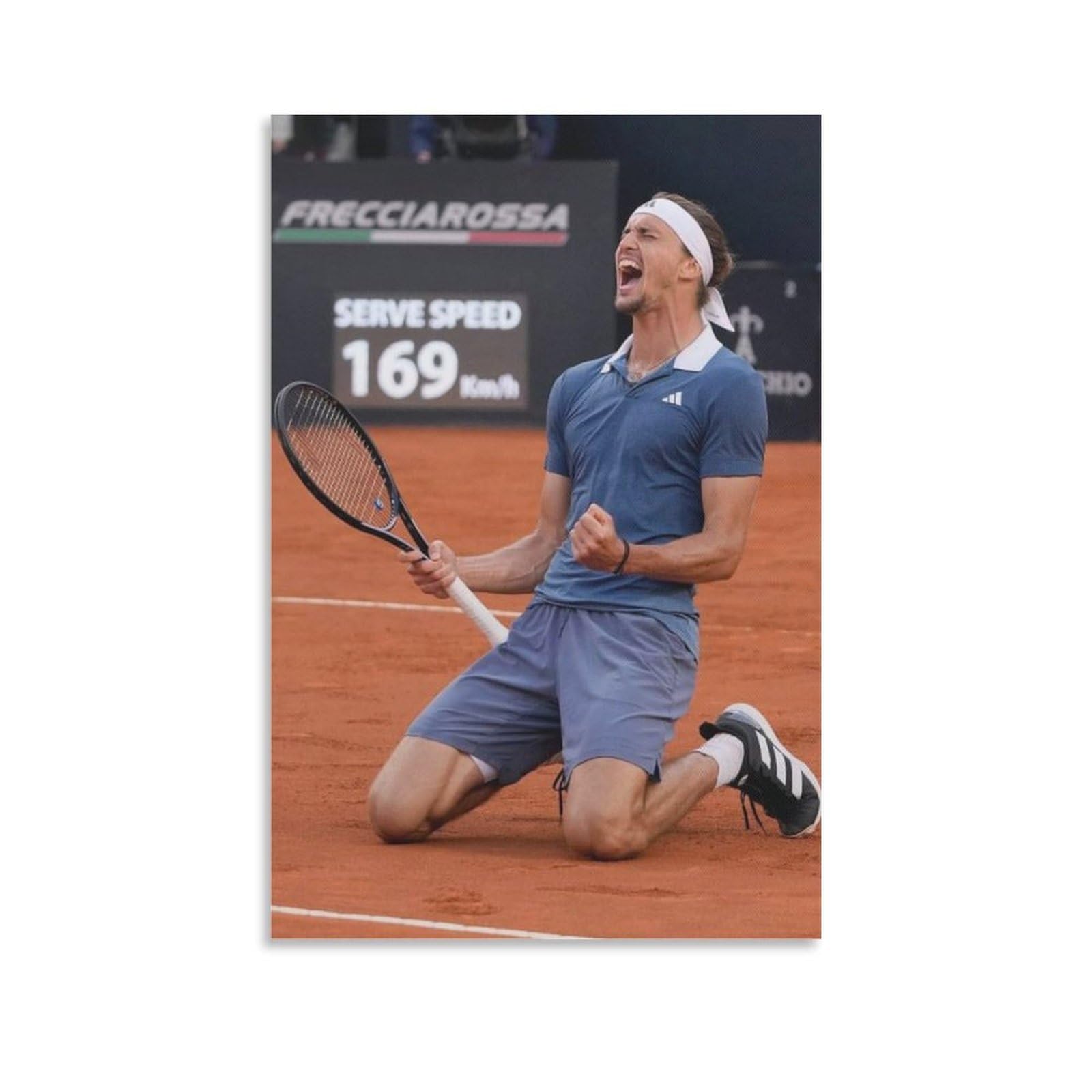 ASUIU Alexander Zverev Canvas Poster Poster Cool Artworks Painting Wall Art Canvas Prints Hanging Picture Posters 20x30inch(50x75cm)
