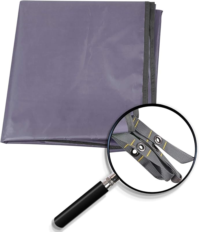 REDCAMP Lona grande impermeable y ligera para acampar, gris/negro