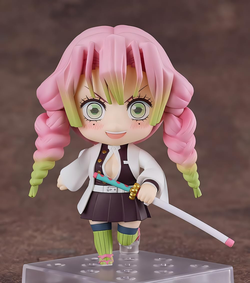 【開封品】鬼滅の刃　ねんどろいど　甘露寺蜜璃　フィギュア Amazon.co.jp: ねんどろいど 鬼滅刃 甘露寺蜜璃 10cm ノン