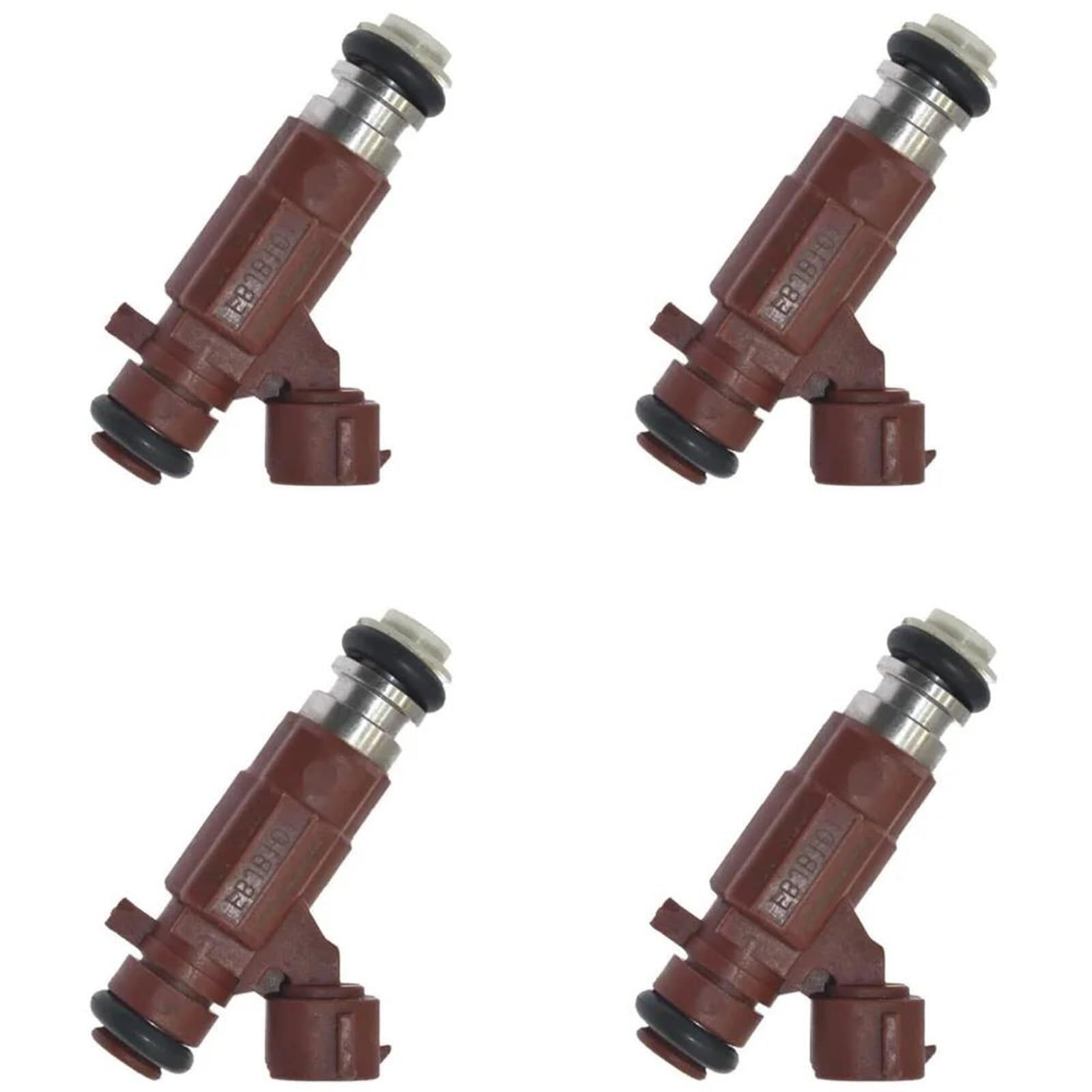 Inyector Diésel Inyector de Gasolina Compatible con Nissan Para March Para Micra BNK12 2002-2010, 4-Pack, FBJB101