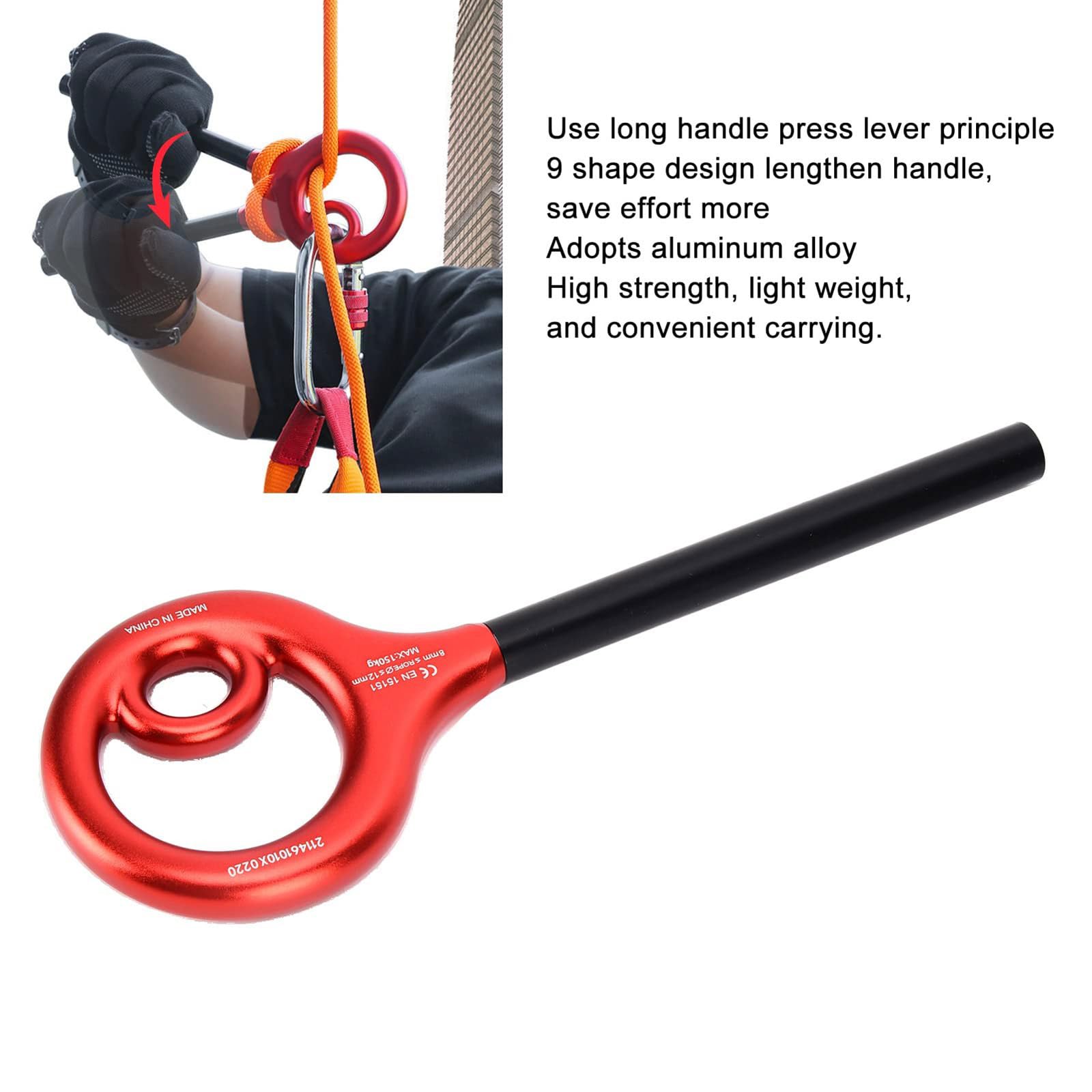 Descenso De Aparejo 9 Formas para Escalada En Roca Y Rappel Dispositivo Aseguramiento Aluminio para Seguridad Descenso Escalada Aventura Cuesta Abajo