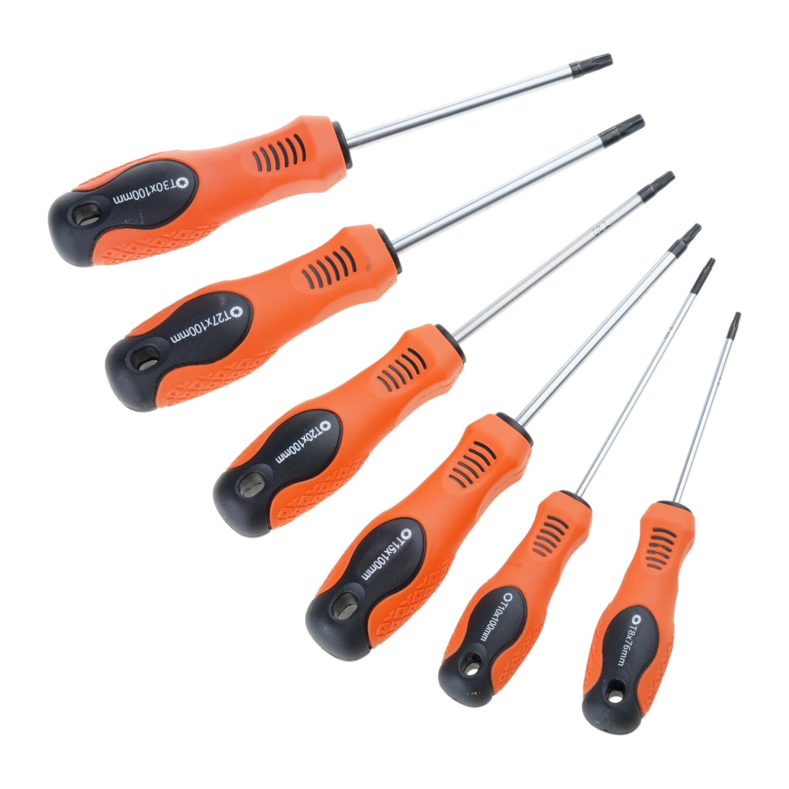 Yhplxyuus Black 6Pieces Industrial Strength Tamper Proof Screwdriver Screwdrivers Phosphate Coating Screwdriver Set