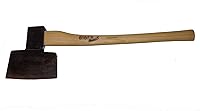Vista 9 de Biber Hacha de carpintero sueca clásica o mejor conocida como The Broad Axe por Mueller (bisel izquierdo)