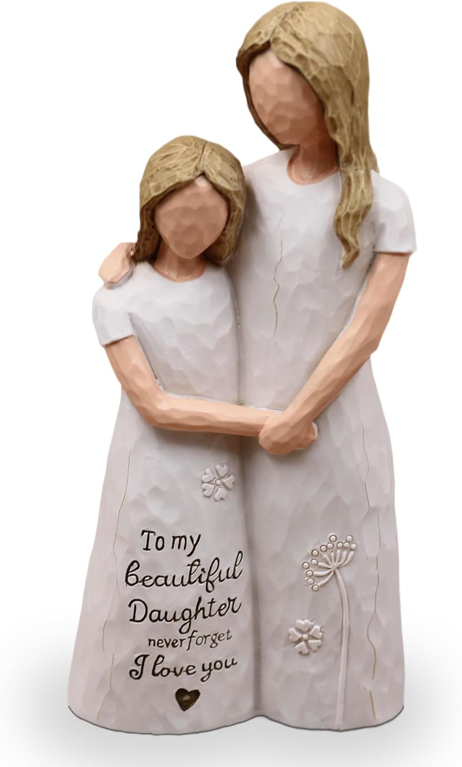 Daughter Gifts from Mom, Daughter Birthday Gifts, Sculpted Hand-Painted Figurine