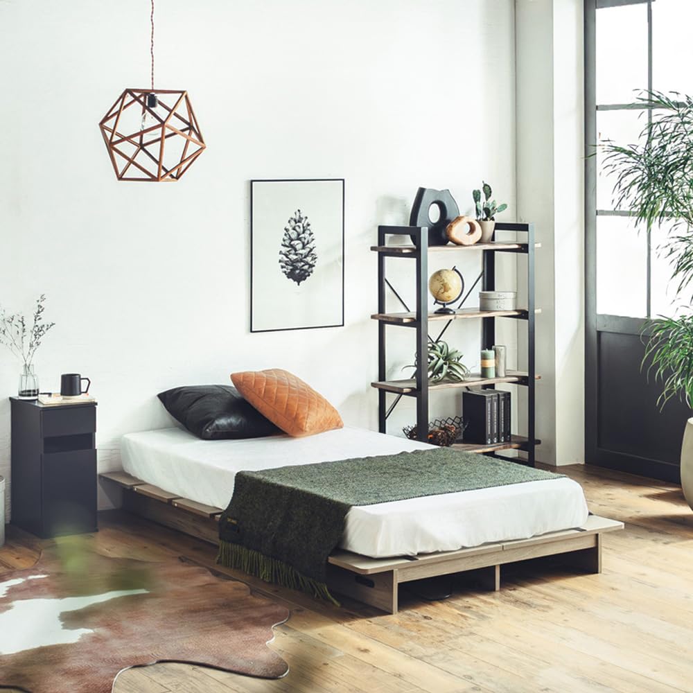 Amazon｜Pure Luxe ステージベッド ローベッド シングル 幅120cm