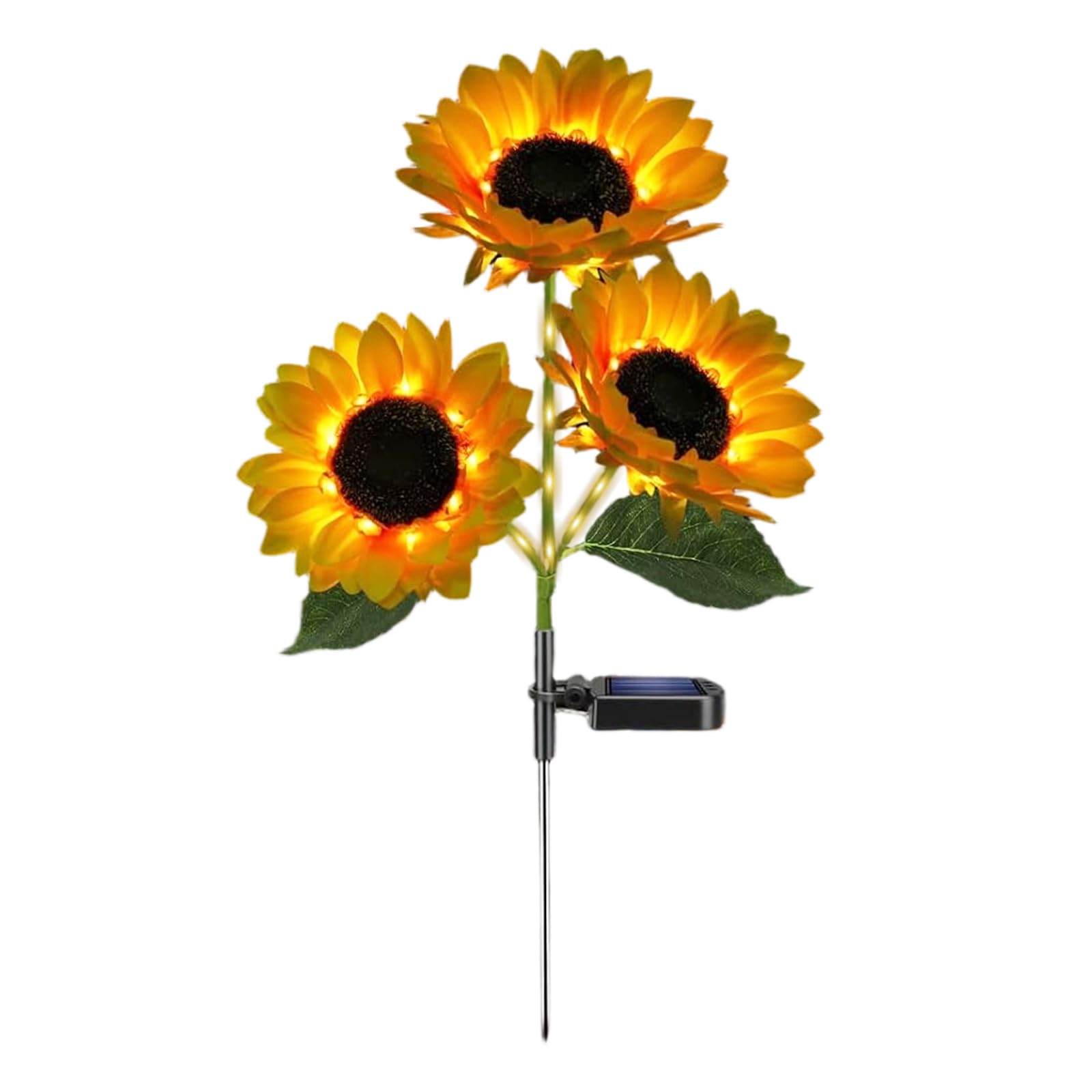 MICFENY Solar Garden Lamp Flower Shape Landscape Light for Outdoor Yard Walkway Solar Pathway Lights