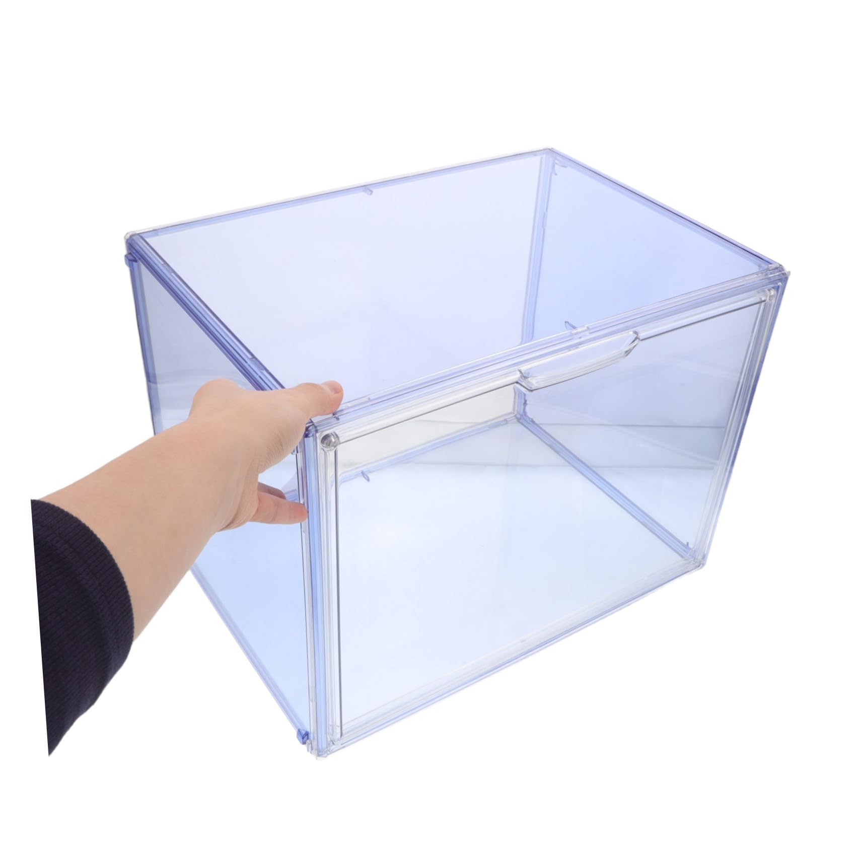Caja Organizadora Transparente Apilable 2x10 para 14 6x10 , 6 Libros Pet