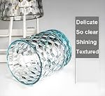 8 Oz Unbreakable Tritan Drinking Cups Shatterproof Acrylic Glasses Drinkware BPA Free Hard Plastic Cups Reusable Kitchen Water Glasses Drinking Set of 6 (Light Blue)