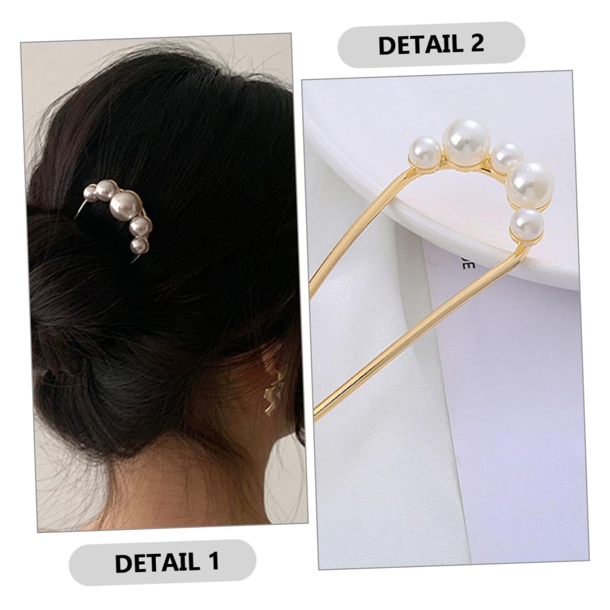 VICASKY 30 Pezzi Forcine Vintage U Shaped con Fermagli Leggeri per Acconciature Eleganti Accessori per Matrimoni e Party