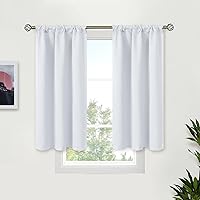 Vista 128 de Cortina opaca BGment con hueco por el que pasa la barra, 2 paneles