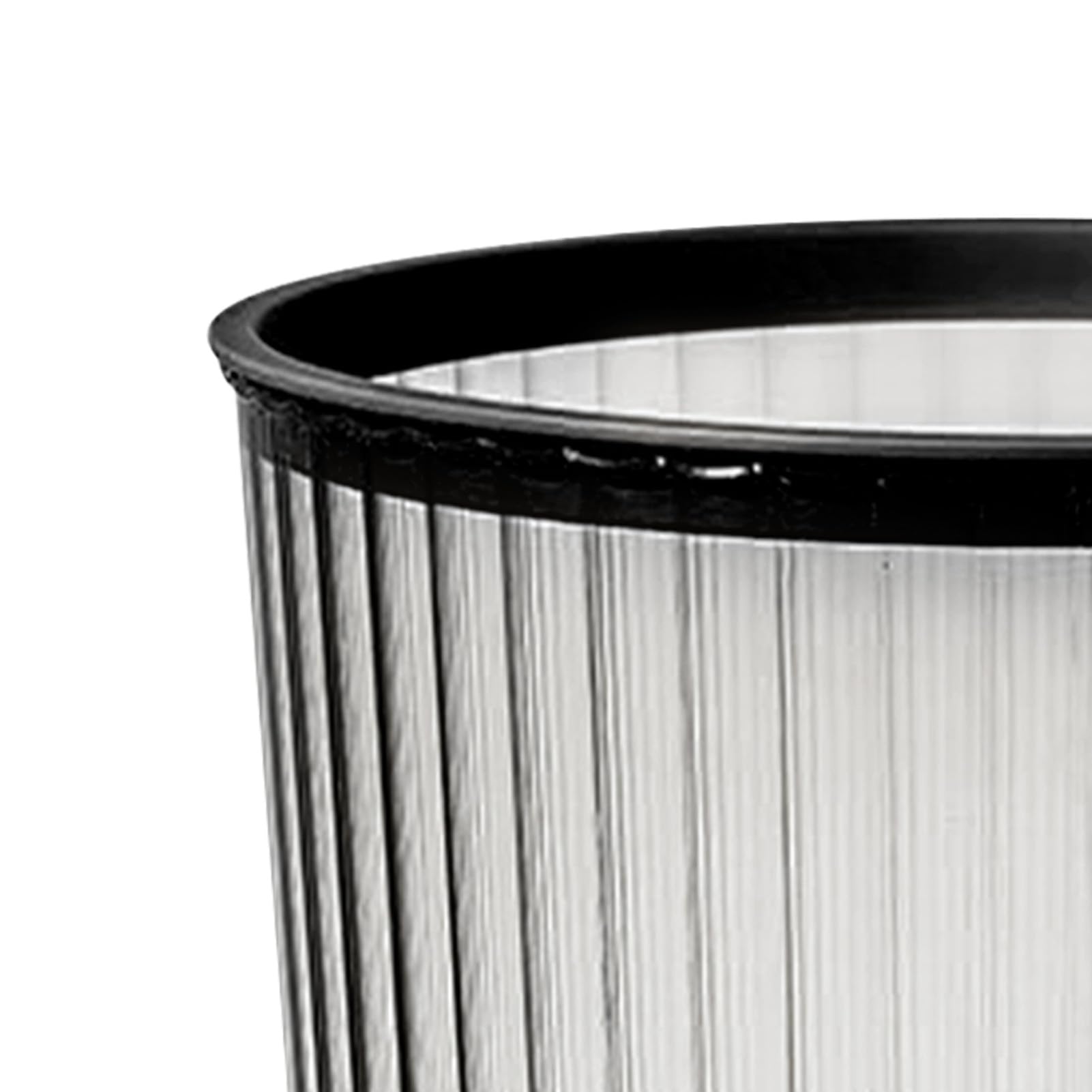 Porta pennelli da trucco in plastica di grande capacità, design a scorrimento laterale attrezzato e base girevole a 360 gradi, organizer multi rotante per pennelli da trucco, rossetto (grigio)