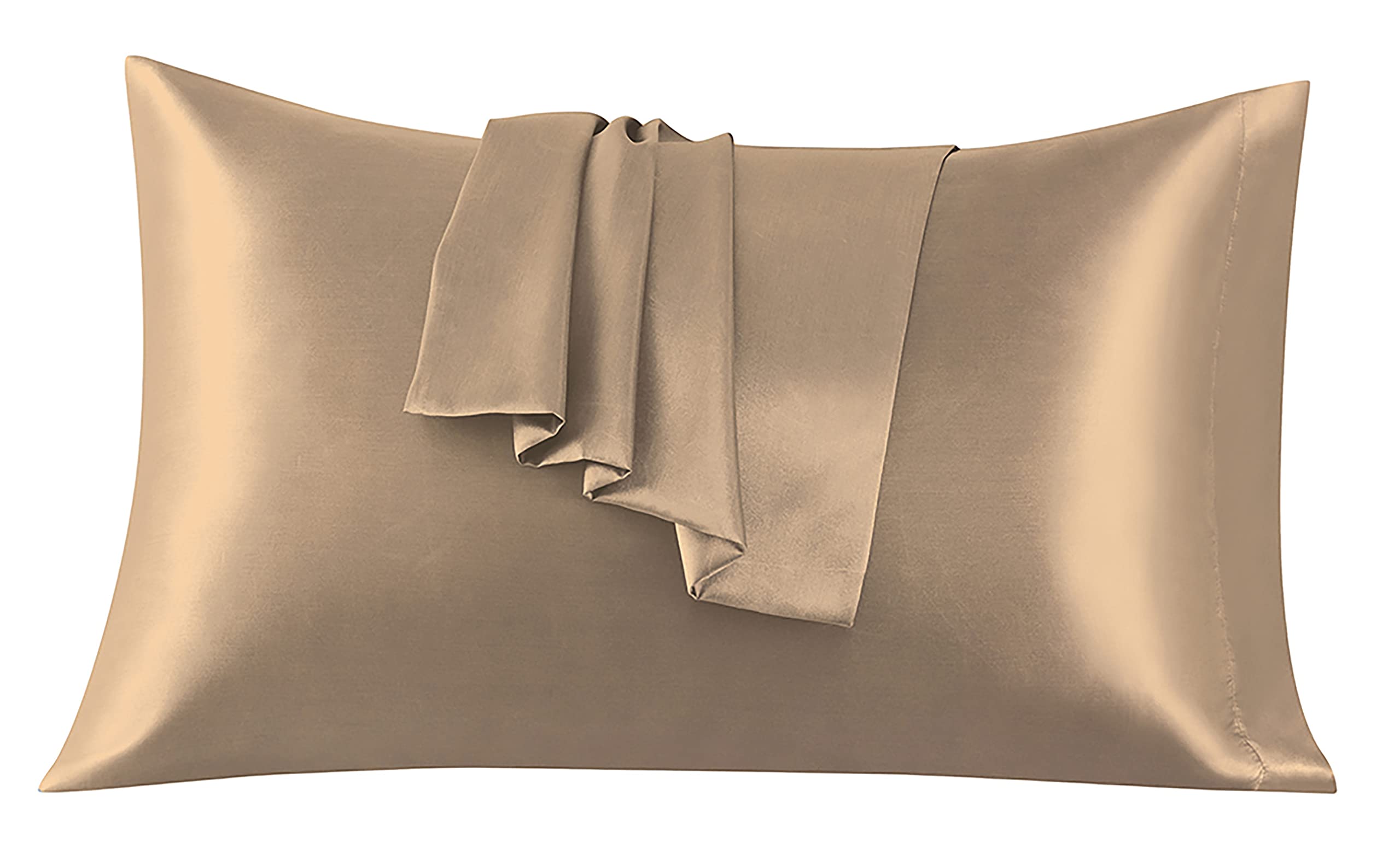 Set 2 Federe Cuscino In Raso 40x80 Cm Bianco | Morbide E Setose, Antirughe E Anticapelli, Ipoallergiche - 2