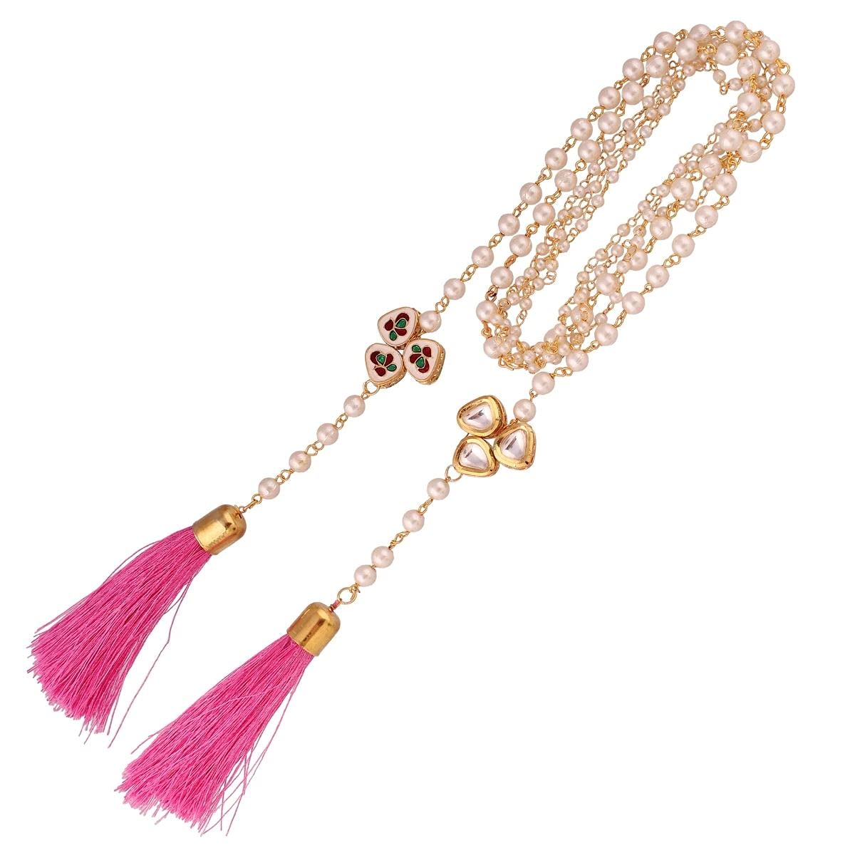 See full amazon price history chart for ACCESSHER Contemporary Style Statement Freshwater Pearls Embedded Knotted Links Design Chain Necklace with Lobster Claw Clsoure for Women and Girls Pack of 1 (Pink1) ACCESSHER Contemporary Style Statement Freshwater Pearls Embedded Knotted Links Design Chain Necklace with Lobster Claw Clsoure for Women and Girls Pack of 1 (Pink1) (B079YMHYWQ) Amazon Price History, Amazon Price Tracker