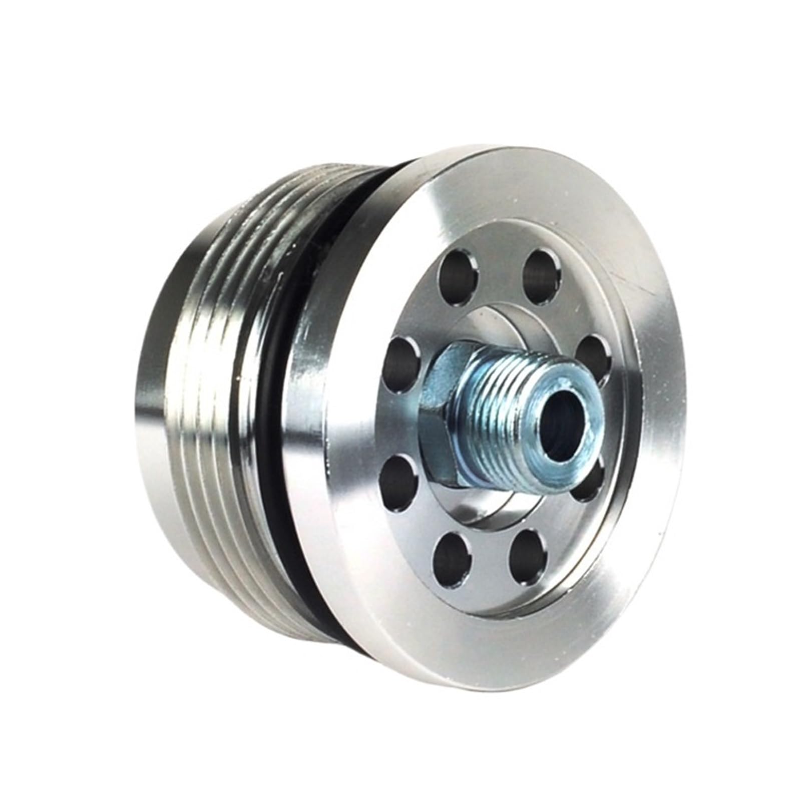 Adaptador de Filtro de Aceite de Aluminio para conversión automática, Placa sándwich de Aceite de Aluminio Billet Compatible con los Modelos Smart Fortwo 450 SW6-SI