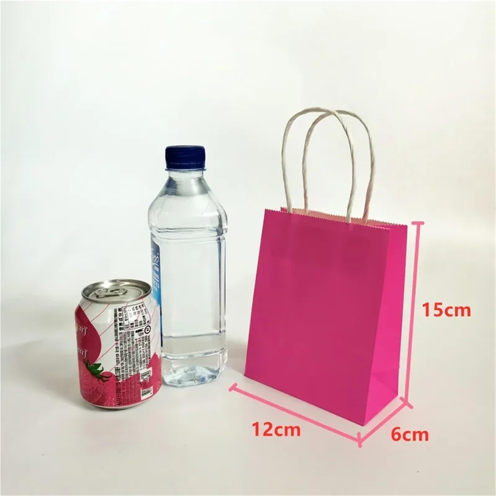 Bolsas Papel Kraft 30/50/100 piezas Mini bolsas de regalo Kraft